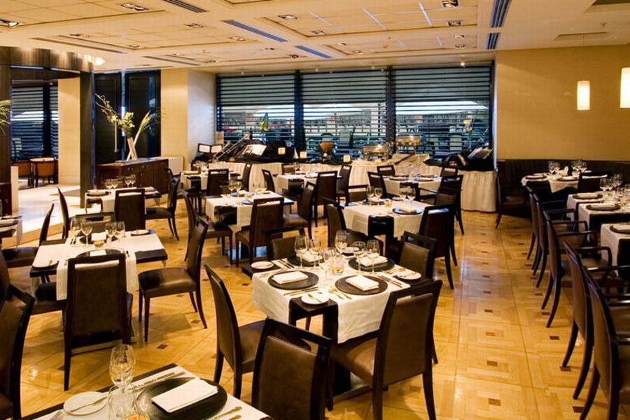 فندق Regal Pacific Puerto Madero بوينس آيرس المظهر الخارجي الصورة The interior of the restaurant
